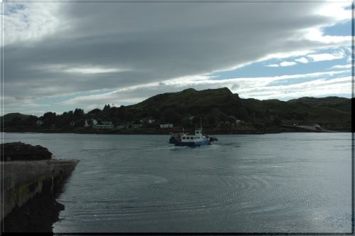 small car ferry crossing